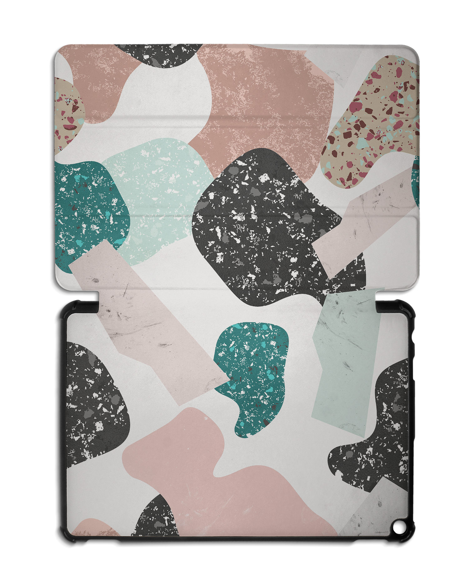 Scattered Shapes Tablet Smart Case for Amazon Fire HD 10 (2021): Opened