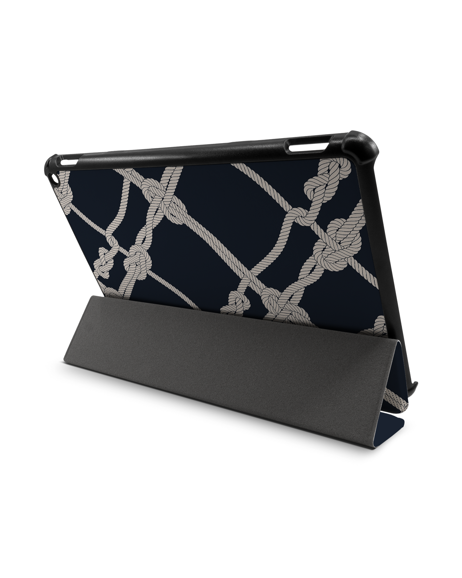 Nautical Knots Tablet Smart Case for Amazon Fire HD 10 (2021): Used as Stand