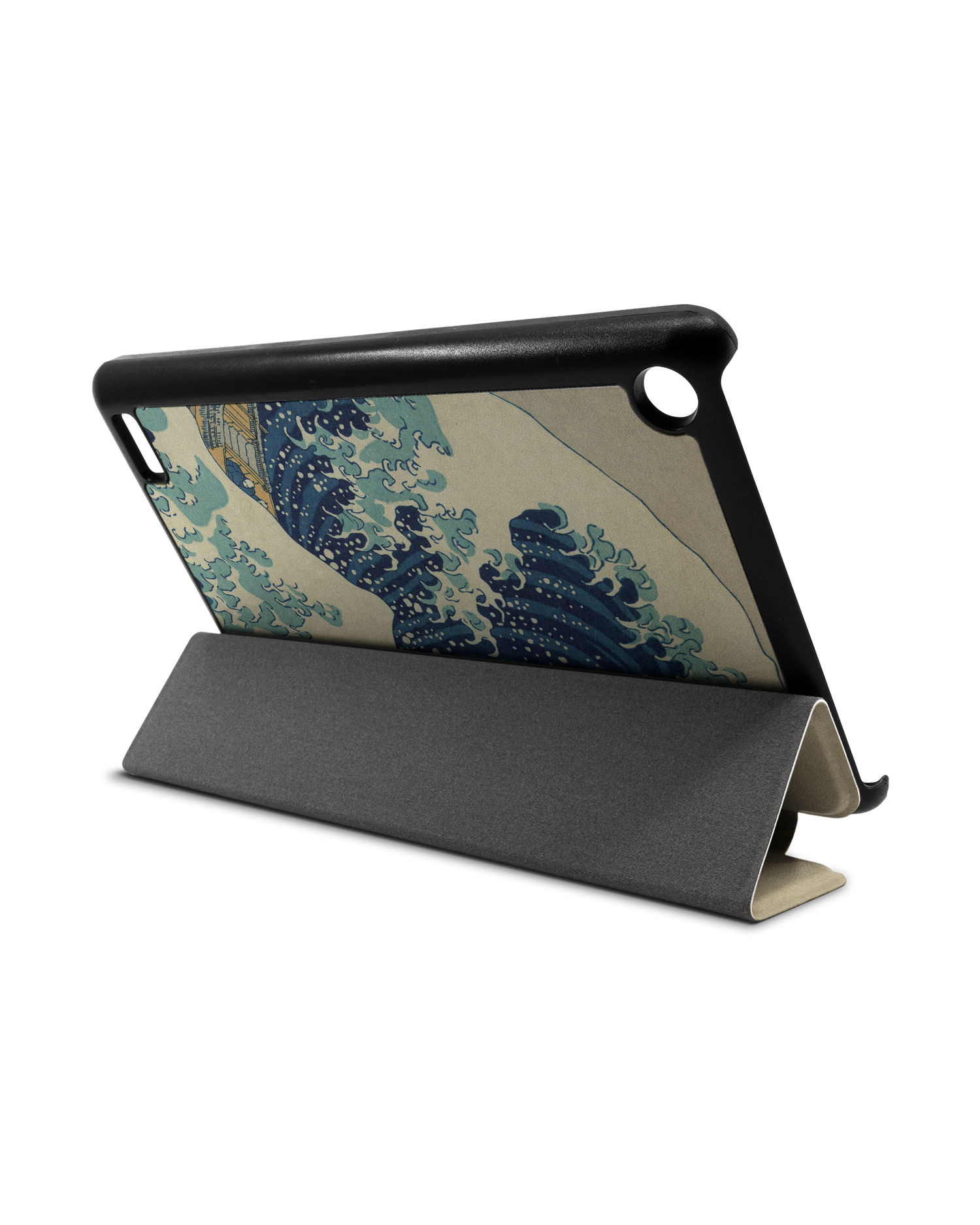 Great Wave Off Kanagawa By Hokusai Tablet Smart Case for Amazon Fire 7: Used as Stand