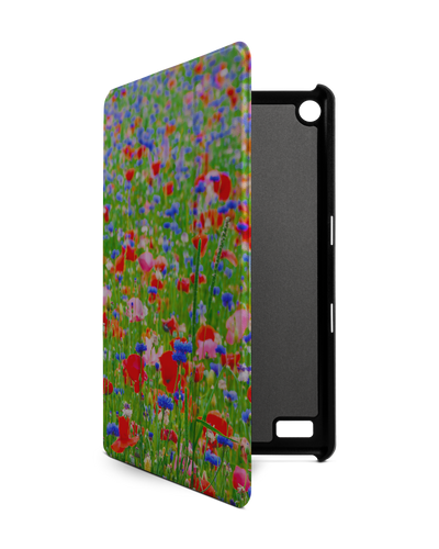 Tropical Snakes Tablet Smart Case for Amazon Fire 7: Front View