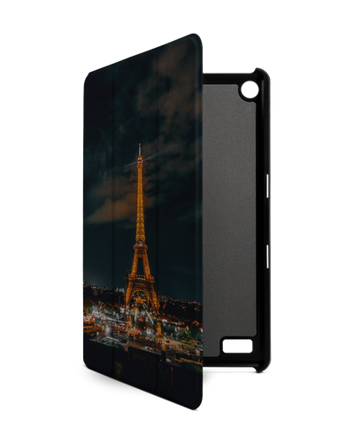Eiffel Tower By Night Tablet Smart Case for Amazon Fire 7: Front View