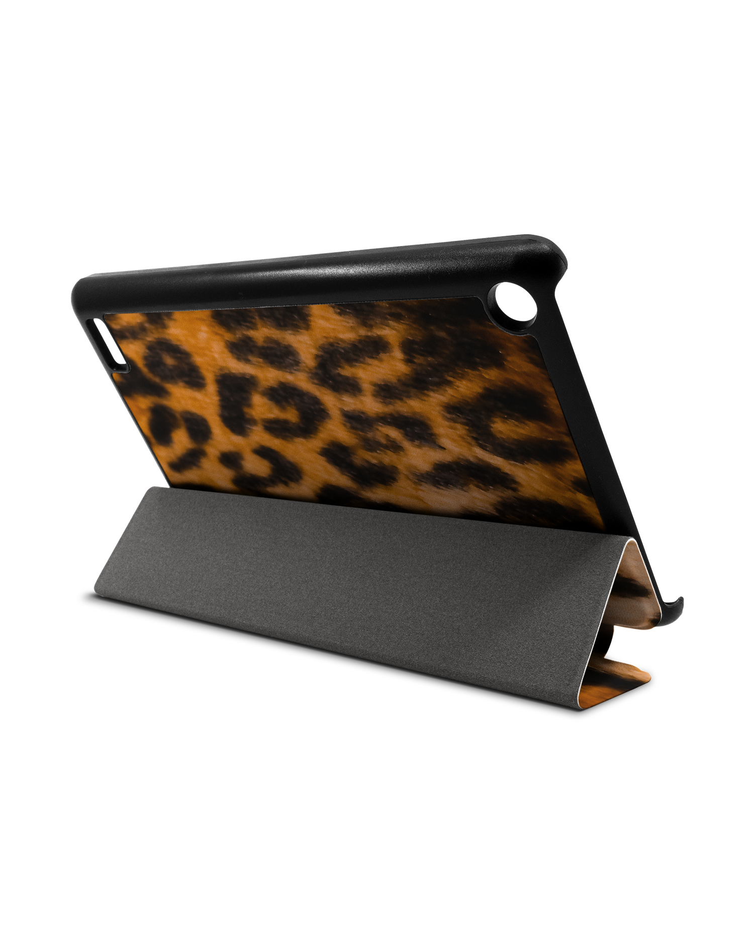 Leopard Pattern Tablet Smart Case for Amazon Fire 7: Used as Stand
