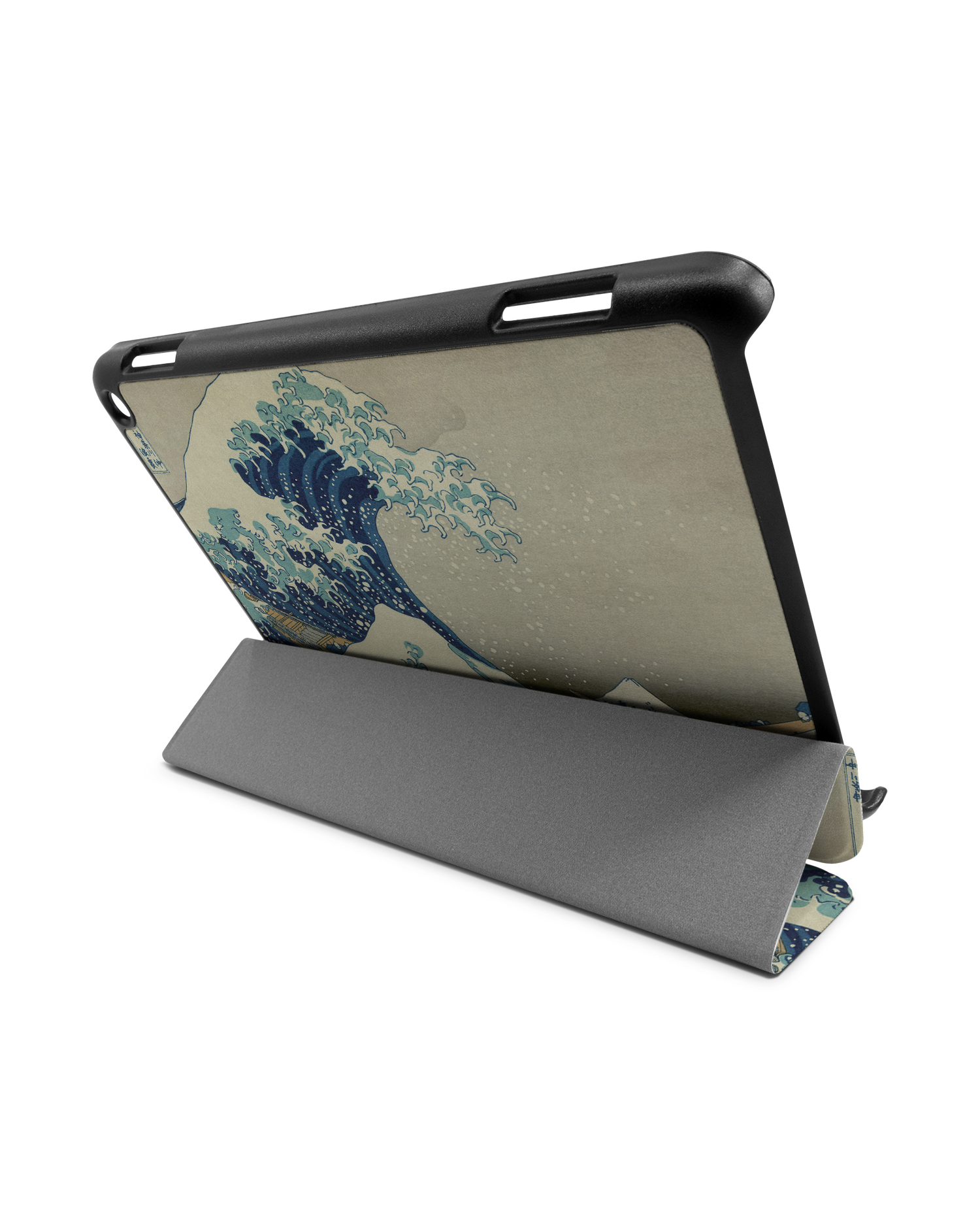 Great Wave Off Kanagawa By Hokusai Tablet Smart Case for Amazon Fire HD 8 (2022), Amazon Fire HD 8 Plus (2022), Amazon Fire HD 8 (2020), Amazon Fire HD 8 Plus (2020): Used as Stand