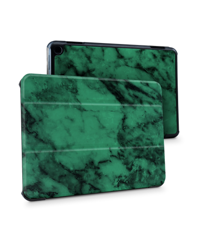 Green Marble Tablet Smart Case for Amazon Fire HD 8 (2022), Amazon Fire HD 8 Plus (2022), Amazon Fire HD 8 (2020), Amazon Fire HD 8 Plus (2020)