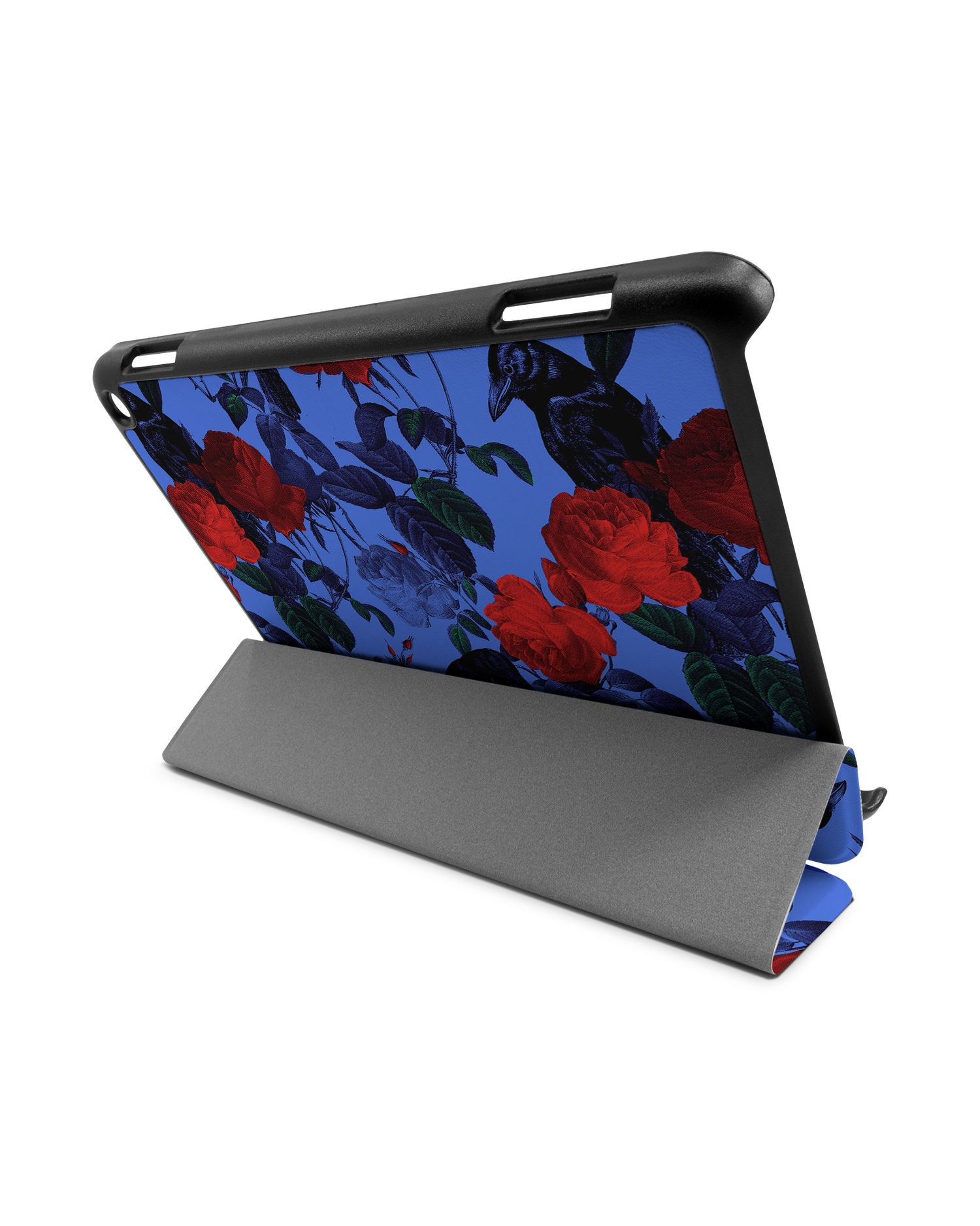 Roses And Ravens Tablet Smart Case for Amazon Fire HD 8 (2022), Amazon Fire HD 8 Plus (2022), Amazon Fire HD 8 (2020), Amazon Fire HD 8 Plus (2020): Used as Stand