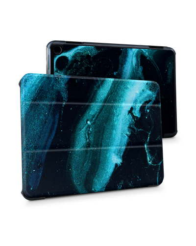 Deep Turquoise Sparkle Tablet Smart Case for Amazon Fire HD 8 (2022), Amazon Fire HD 8 Plus (2022), Amazon Fire HD 8 (2020), Amazon Fire HD 8 Plus (2020)