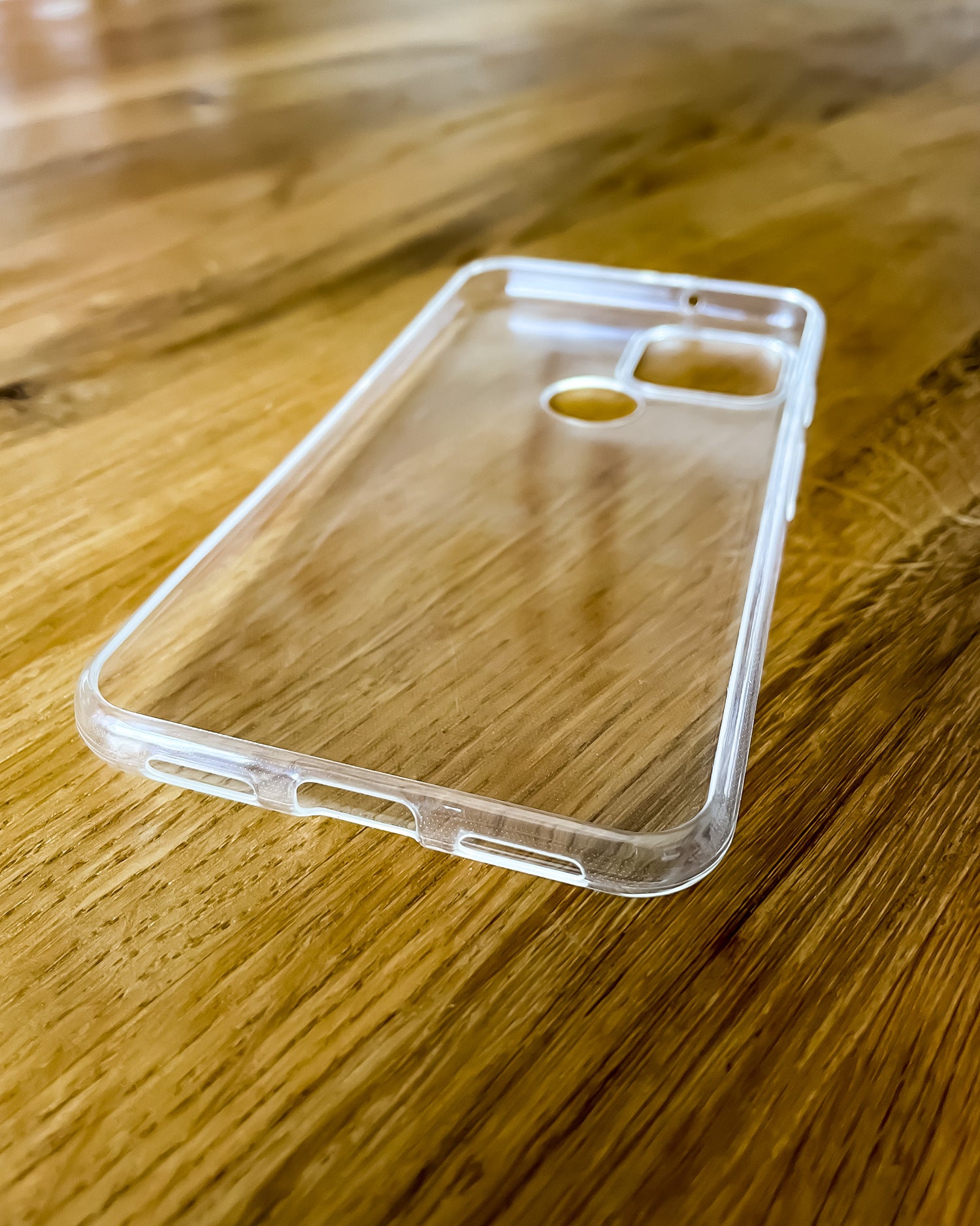 Silicone Phone Case Google Pixel 5 on a table
